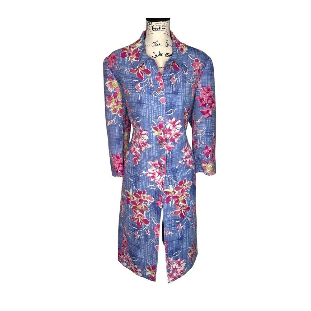 Amanda smith dresses vintage floral coat size 12